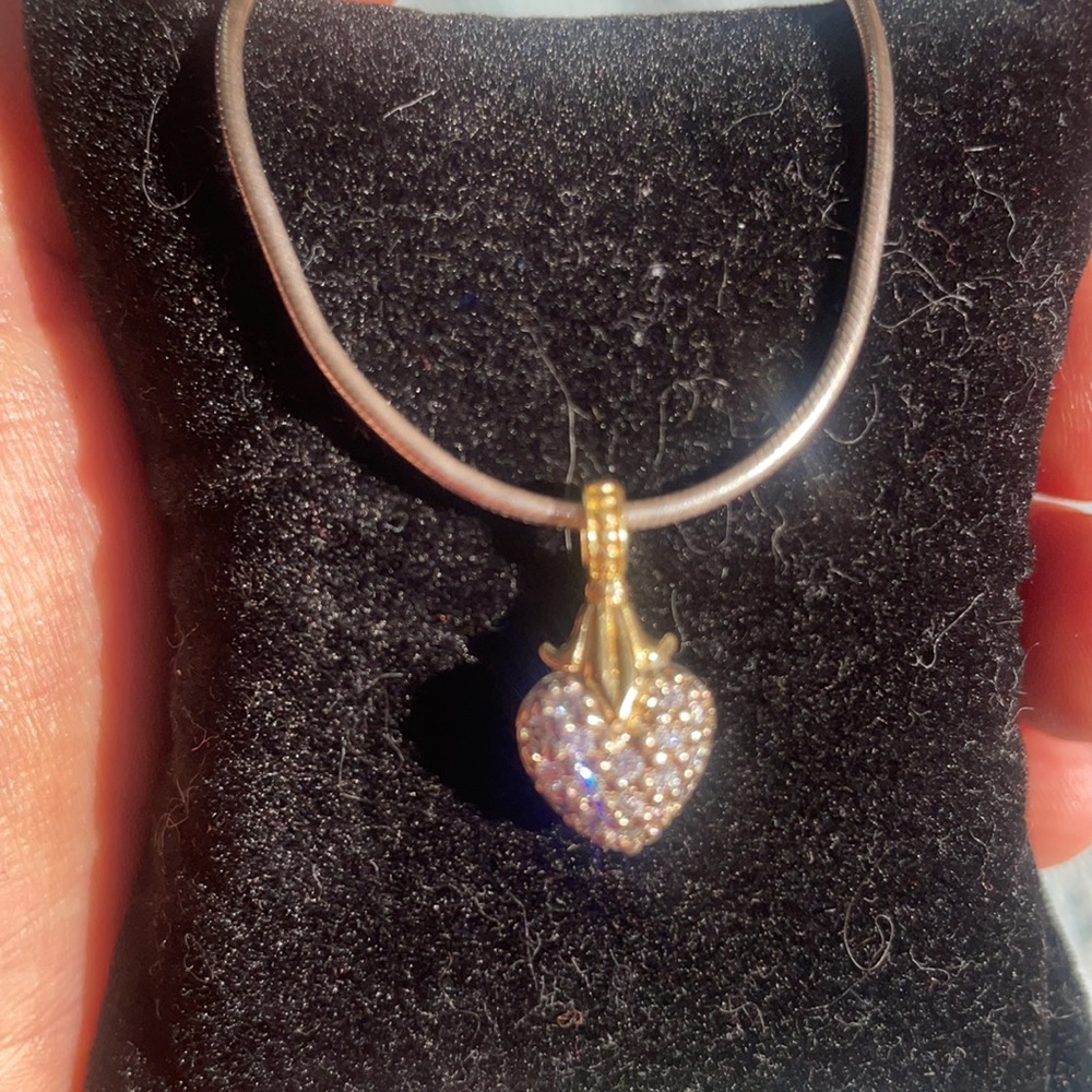 LAGOS Two-Tone Heart Necklace